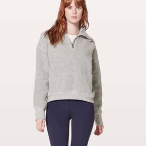 ✨SALE✨lululemon Standout Sherpa Half Zip